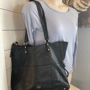 Kooba Black leather shoulder bag/purse